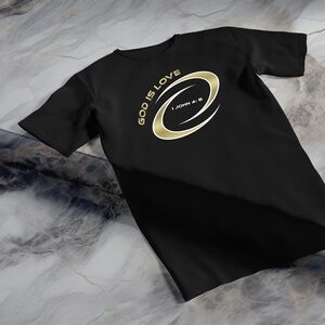 Men’s Shirt God Is Love Christian Faith Bible Verse T-Shirt
